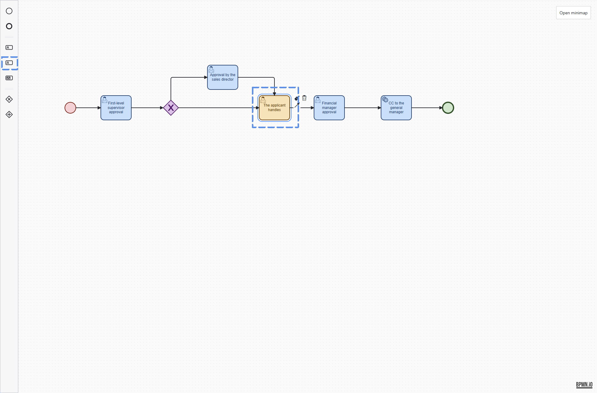 Handling node